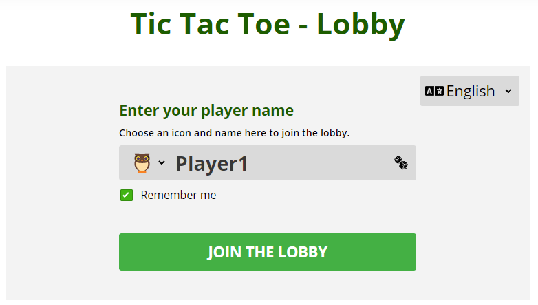 Create a lobby and share the invite link with your friends.